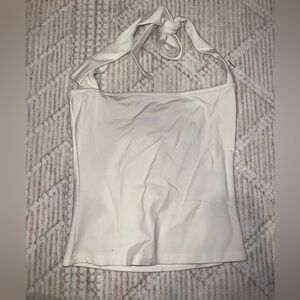 Edikted White Halter Top